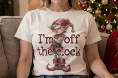 Reluctant Christmas Elves Sublimation Product Image 2