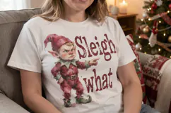 Reluctant Christmas Elves Sublimation Product Image 4
