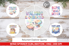 Explorer Quotes Wind Spinner Product Image 1