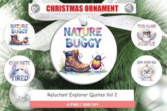 Reluctant Explorer Quotes Ornament Product Image 1