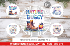 Explorer Quotes Wind Spinner Product Image 1