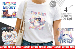 Reluctant Explorer Quotes Sublimation Product Image 1