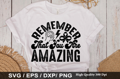 Funny Mental Health Awareness SVG Design -Remember That You Product Image 4