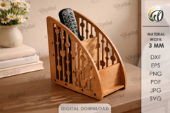 Remote Control Holders Bundle Laser Cut. Storage Box SVG Product Image 10