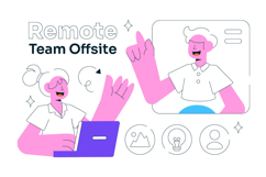 10 Remote Team Offsite Illustration Product Image 4