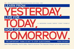 Ren - Sans serif font family Product Image 10