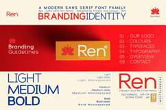 Ren - Sans serif font family Product Image 11