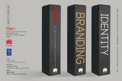 Ren - Sans serif font family Product Image 13