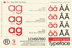 Ren - Sans serif font family Product Image 4
