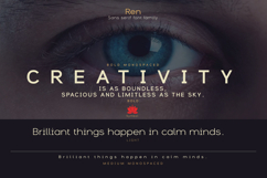 Ren - Sans serif font family Product Image 6