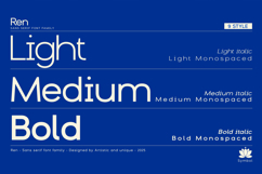 Ren - Sans serif font family Product Image 7