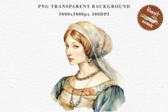 Renaissance Lady Clipart Royal Vintage Women PNG Victorian Romantic Girl Flower Print junk journal collage scrapbooking designs sublimation printable files  watercolor antique romantic girl illustration Renaissance, Victorian Lady Clipart, Royal Women PNG