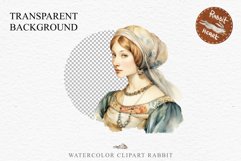 Renaissance Lady Clipart Royal Vintage Women PNG Victorian Romantic Girl Flower Print junk journal collage scrapbooking designs sublimation printable files  watercolor antique romantic girl illustration Renaissance, Victorian Lady Clipart, Royal Women PNG