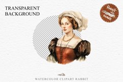 Renaissance Lady Clipart Royal Vintage Women PNG Victorian Romantic Girl Flower Print junk journal collage scrapbooking designs sublimation printable files  watercolor antique romantic girl illustration Renaissance, Victorian Lady Clipart, Royal Women PNG