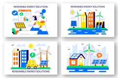 10 Renewable Energy Solutions Illustration Product Image 3
