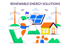 10 Renewable Energy Solutions Illustration Product Image 4