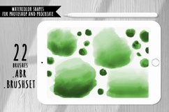 Brushes for Photoshop, Procreate. Watercolor Shapes Product Image 1