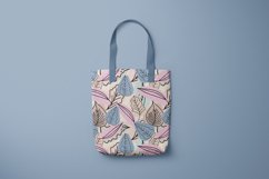 Seamless leaves pattern bundle|digital papers Product Image 3