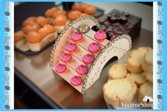 5-Tier Front and Rear Laser Cut Cake Stand, Cake Holder Product Image 3
