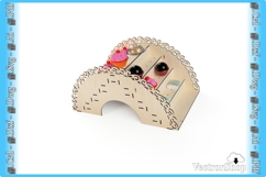 5-Tier Front and Rear Laser Cut Cake Stand, Cake Holder Product Image 6