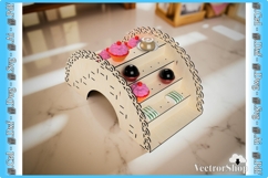 5-Tier Front and Rear Laser Cut Cake Stand, Cake Holder Product Image 7