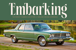 Repslag Brocker - Modern Display Serif Font Product Image 3
