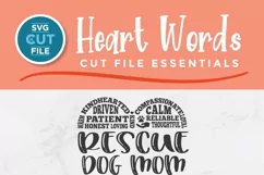 This rescue dog mom svg is perfect for shirts and tote bags created with your Silhouette machine!