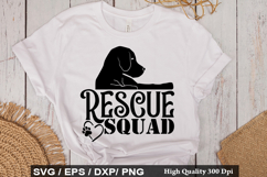 Rescue Squad - Rescue Dog SVG Design Product Image 1