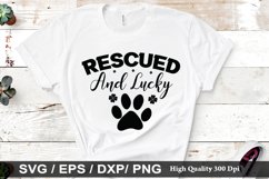 Rescued and lucky SVG - St. Patrick&#039;s Day Design Product Image 1