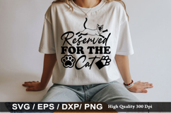Reserved for the Cat SVG - Cat Design Product Image 1