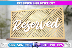 Reserved Sign|Table Sign|Restaurant Accessories|Table Plaque Product Image 1