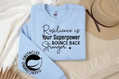 Resilience Is Your Sleeve SVG, Motivational SVG Design Product Image 2