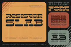 Resistor Slab Font Product Image 1