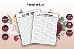 Resource List KDP Interior Product Image 1