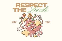Respect the Locals, Environment Graphic T-shirt Product Image 1