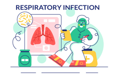10 Respiratory Infection Illustration Product Image 4