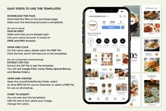 Restaurant White Instagram Templates| CANVA-PS-AI Product Image 10