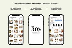 Restaurant White Instagram Templates| CANVA-PS-AI Product Image 3