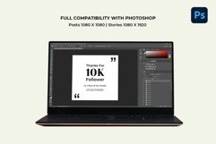Restaurant White Instagram Templates| CANVA-PS-AI Product Image 8