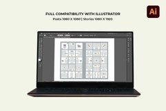 Restaurant White Instagram Templates| CANVA-PS-AI Product Image 9
