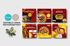 Editable Canva Restaurant Instagram Post Templates Product Image 1