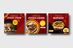 Editable Canva Restaurant Instagram Post Templates Product Image 2