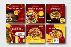 Editable Canva Restaurant Instagram Post Templates Product Image 4