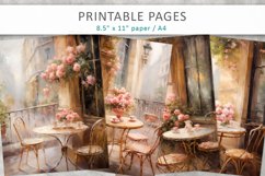 Restaurant junk journal pages, estaurant pages Product Image 1