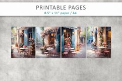 Restaurant junk journal, Printable pages Product Image 2