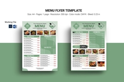 Restaurant Menu Flyer Template