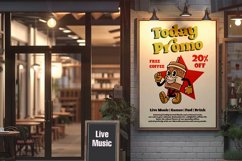 Coffee shop signboard mockup Product Image 1