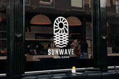 Sun Wave Travel Logo Product Image 1