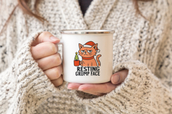 Funny Sarcastic Christmas Illustration, Sublimation PNG. Product Image 2