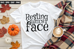 Resting witch face - Halloween SVG Design Product Image 1